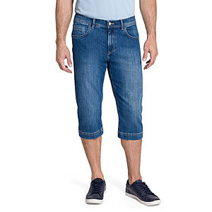 Pioneer | Jeans-Bermuda | 5-Pocket-Form in 3/4-Lnge | Jeansblau