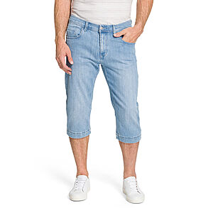 Pioneer | Jeans-Bermuda | 5-Pocket-Form in 3/4-Lnge | Bleach