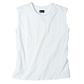 Achsel Shirt Baumwolle | Farbe weiß