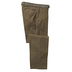 m.e.n.s. | Ausstatter-Freizeithose aus elastischer Baumwolle | Farbe beige braun