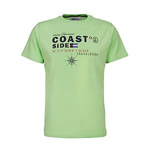 BRIGG | Elastisches T-Shirt | Coast Side | Rundhals | Grn