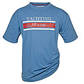 BRIGG | Pflegeleichtes T-Shirt | Print Yachting | Blau