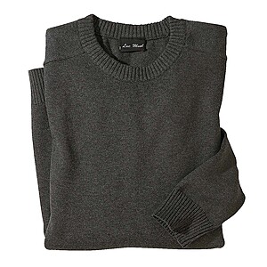 Baumwoll Pullover Farbe anthrazit