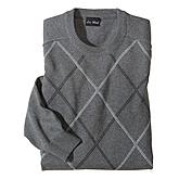 Baumwoll Pullover Farbe grau