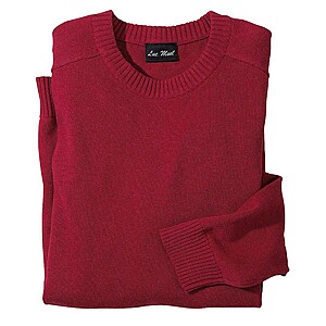 Baumwoll Pullover Farbe rot