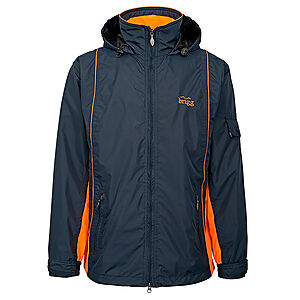 Brigg | Leichte Outdoor Jacke | Marine / Orange