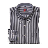 Button Down Hemd Bügelfrei |  Farbe blau Streifen