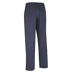 Ceceba | Lange Hose mit Kordelzug | Baumwolle | Pepita Blau-Meliert