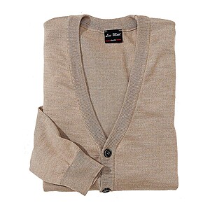 Cardigan Jacke | Reine Schurwolle | Farbe beige