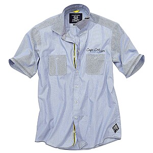 Casa Moda Club Halbarmhemd Farbe blau