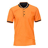 Casa Moda | Polo-Shirt mit College-Kragen | Pflegeleichte Baumwolle | Orange