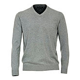 Casa Moda | Pullover mit V-Ausschnitt | Pima-Cotton | Grau