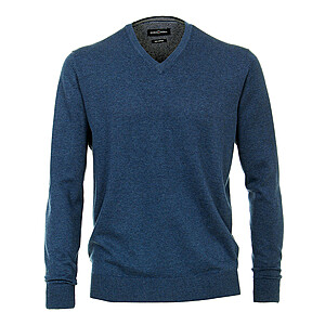 Casa Moda | Pullover mit V-Ausschnitt | Pima-Cotton | Royal