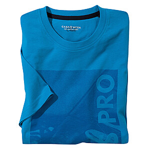 Casa Moda | T Shirt Bedruckt | Rundhals | Reine Baumwolle | Royal
