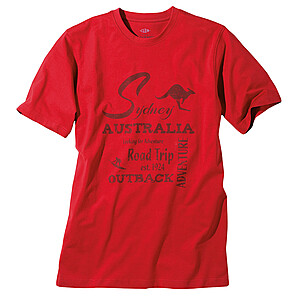 Casa Moda | T Shirt | Rundhals Baumwolle | Farbe rot