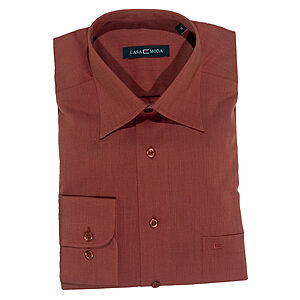 CasaModa | City Hemd SuperCotton | Farbe Rostrot
