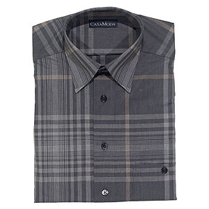 CasaModa | Freizeithemd | Langarm | Grau Karo