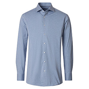 Venti | Jersey-Hemd | Kent-Kragen | Hellblau