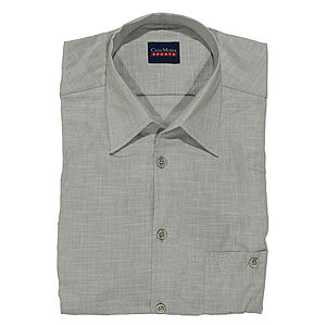 CasaModa | Popeline Hemd | Langarm | Vario-Kragen | Blau Grau