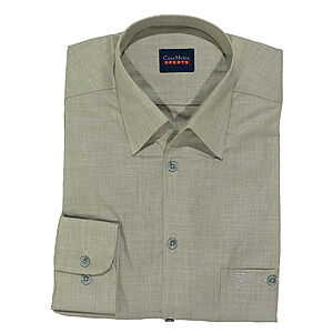 CasaModa | Popeline Hemd | Langarm | Vario-Kragen | Schilf