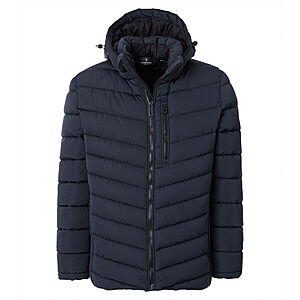 CasaModa | Stepp-Jacke mit Kapuze | Blau