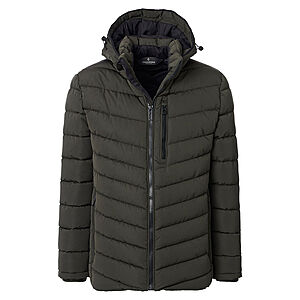 CasaModa | Stepp-Jacke mit Kapuze | Oliv