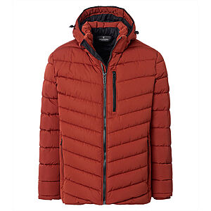 CasaModa | Stepp-Jacke mit Kapuze | Rot