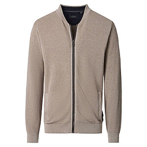 CasaModa | Strickjacke | Baumwolle Strukturstrick | Beige