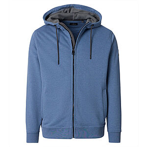 CasaModa | Sweat Jacke mit Kapuze | Elastische Baumwolle | Jeans
