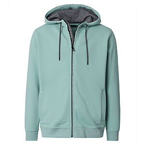 CasaModa | Sweat Jacke mit Kapuze | Elastische Baumwolle | T�rkis