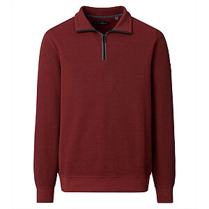 CasaModa | Sweat-Troyer | Pflegeleicht | Rot