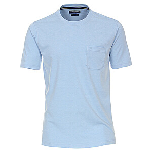 CasaModa | T-Shirt mit Brusttasche | Easy Care | Aqua