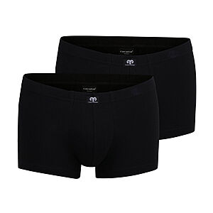 Ceceba | Sport-Pants 2er Pack | Konvex | Elastische Baumwolle | Schwarz