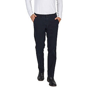 Club of Comfort | Chinos Flat Front | Baumwoll-Gabardine | Dunkelblau