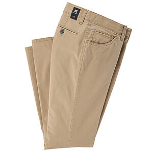 Club of Comfort | High-Stretch Baumwollhose | Swing-Pocket | Sommerleicht | Sand