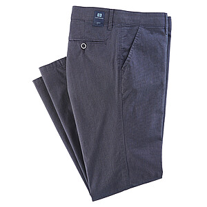 Club of Comfort | Hose Mikro-Struktur im Wool-Look | Blau