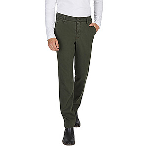 Club of Comfort | Noble Baumwoll-Chinos | Flat Front | Grn