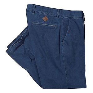 Club of Comfort | Cross Twill Hose der Premiumklasse | Farbe blau