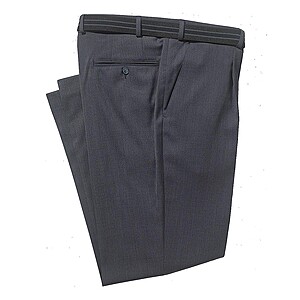 Aubi | Elegante Dehnbundhose mit Trevira | Farbe blau/grau