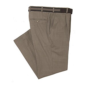 Leichte Dehnbundhose mit Trevira | Farbe beige braun