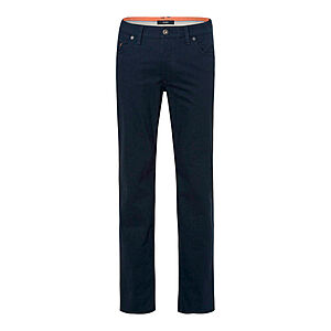 Eurex | Sommerleichte 5-Pocket-Hose | Kurze Leibhhe | Marine
