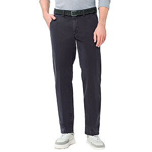 Eurex bei Brax | Flat-Front-Chino (Hose ohne Bundfalten) | Pima Cotton | Kurzleib Modell | Anthrazit