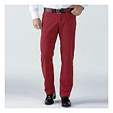 Luigi Morini | Farbige sportliche 5 Pocket Hose | Farbe rot