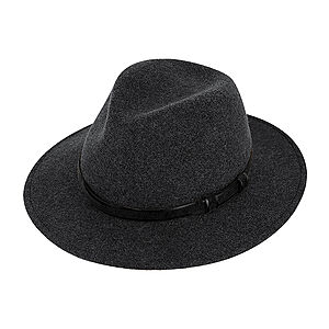 Fiebig | Eleganter Wollfilzhut | Farbe Anthrazit