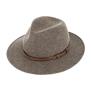 Fiebig | Eleganter Wollfilzhut | Farbe Taupe