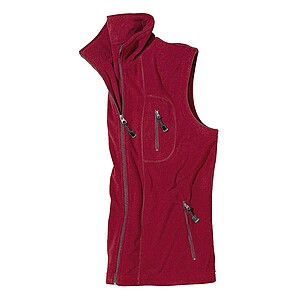 Fleece Weste | Farbe rot