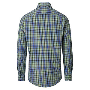 Redmond | Freizeithemd | Button-Down-Kragen | Baumwolle Twill | Gr�n Karo
