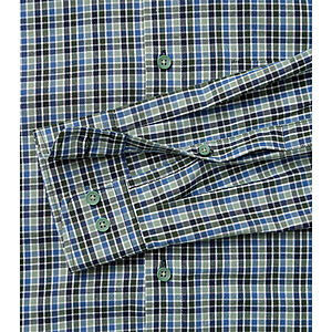 Redmond | Freizeithemd | Button-Down-Kragen | Baumwolle Twill | Gr�n Karo