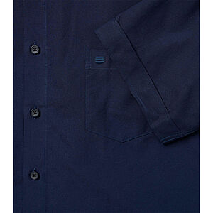 Redmond | Kurzarmhemd | Baumwolle | Button Down Kragen | Marine