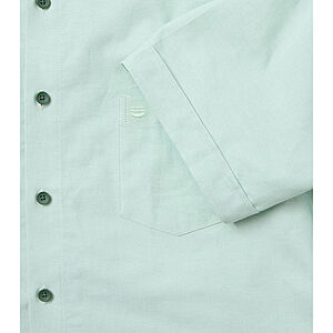 Redmond | Kurzarmhemd | Baumwolle | Button Down Kragen | Gr�n